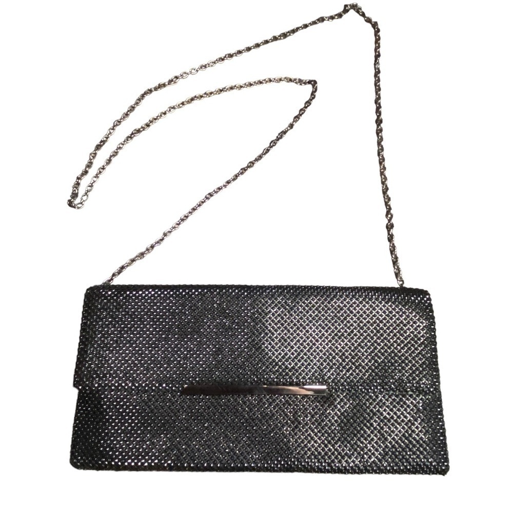 Nwot- INC international beaded black evening bag